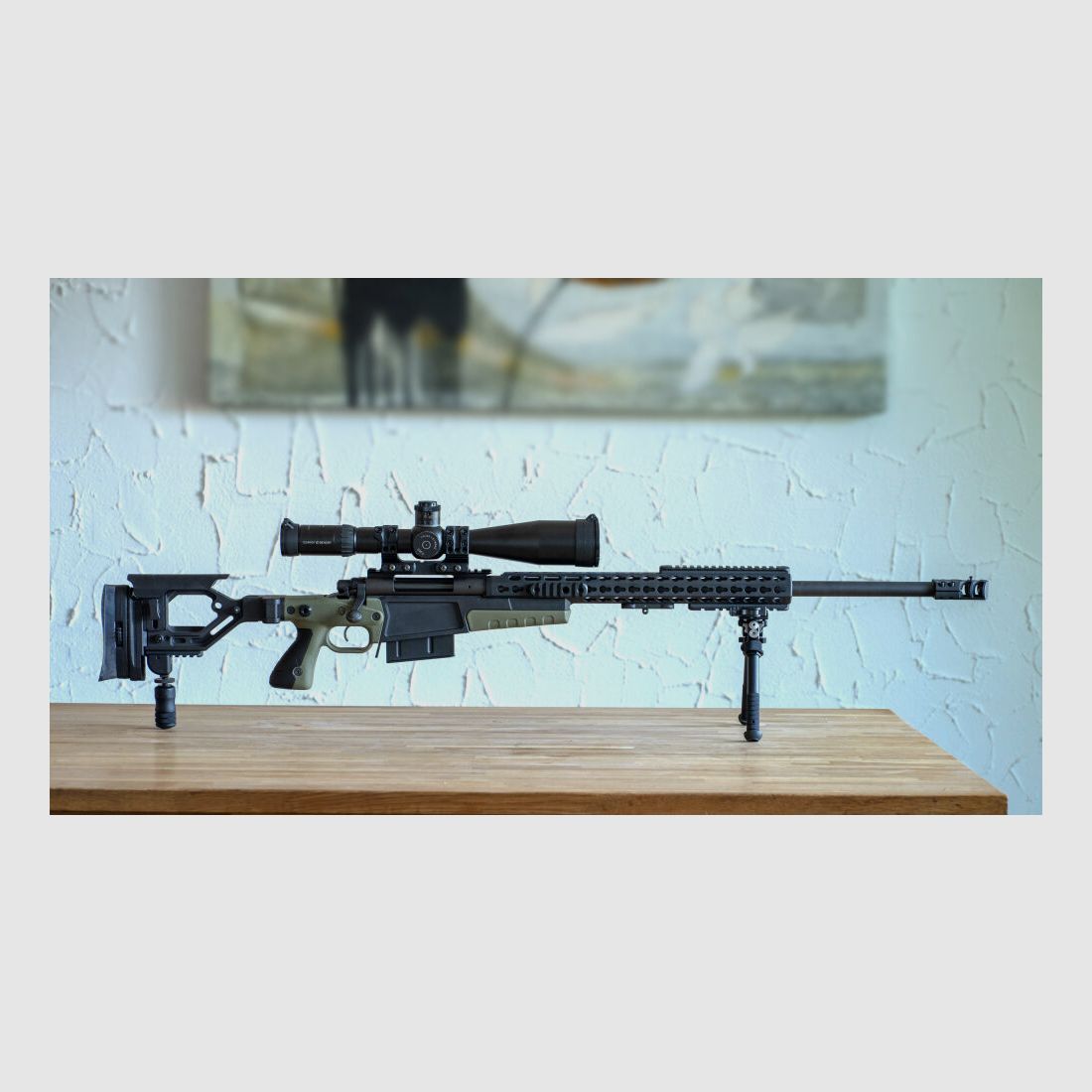 Remington 700 / Accuracy International original AICS-AX Crosse Pliable Carabine de Précision Personnalisée .300 Win. Magnum – Remington 700 / Accuracy International AX AICS Action Longue, image 6 sur 7