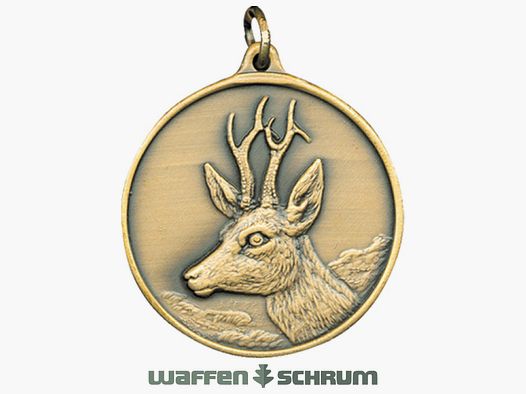Steinhauer&Lück Jagdmedaille Bock 40 mm Bronzefarbig