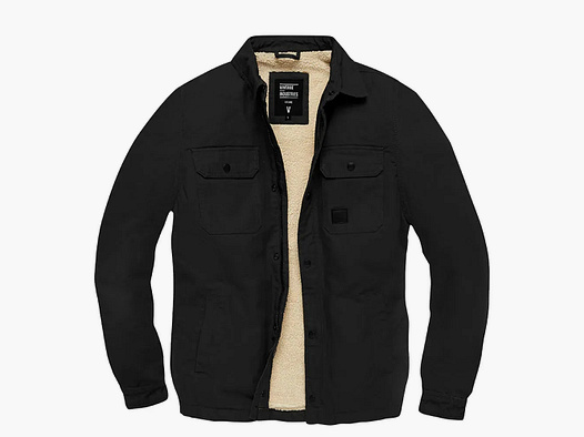 Vintage Industries Vintage Industries Jacke Dean Sherpa schwarz