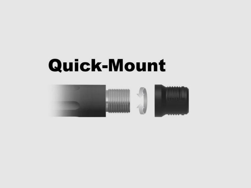 Svemko Zubehör f. Schalldämpfer Quick Mount Adapter M19x1 f. Quick-Mount-Schalldämpfer