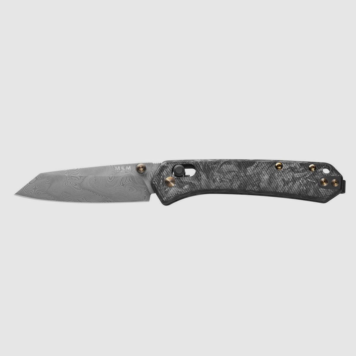 MKM Yipper Damascus Carbonfibre LE pocket knife, Bild 2 von 6
