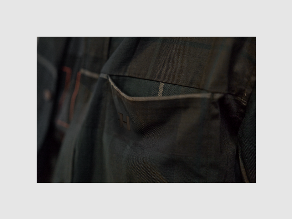 Härkila Akse long-sleeved shirt Shadow Brown Check (107238009), image 3 of 9