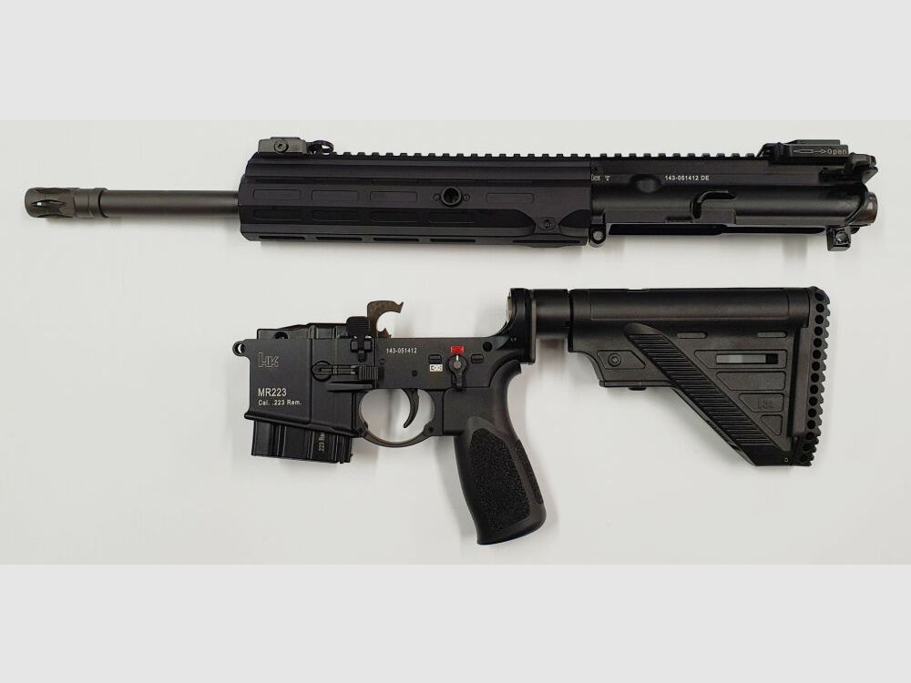 Heckler & Koch Heckler & Koch MR223 A3 Slimline 14,5" SPORT Edizione speciale, Nero .223Rem Nero BKA-Bescheid