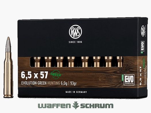 RWS Evo Green 6,0g - 93gr 6,5x57