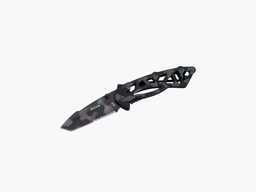 TASCHENMESSER BUCK Buck Bones gezahnt, Tigerstreifen