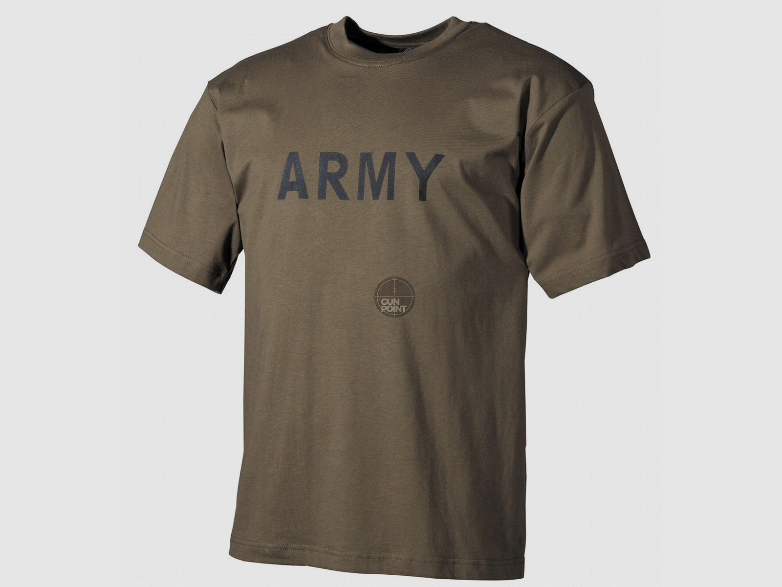 T-Shirt, bedruckt, Army",oliv - Gre: XL"