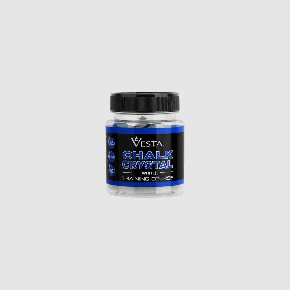Vesta Palline di Cristallo Chalk Palline Cal. .50 50Pz