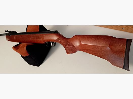 Knicklauf wiatrówka Weihrauch HW 50 S FO kolba bukowa kaliber 4,5 mm (P18