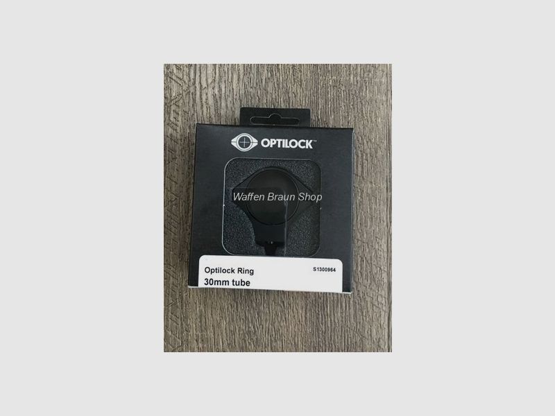 OPTILOCK assembly MOUNTING RINGS UPPER PARTS 30MM MEDIUM 35.5MM / BLUED