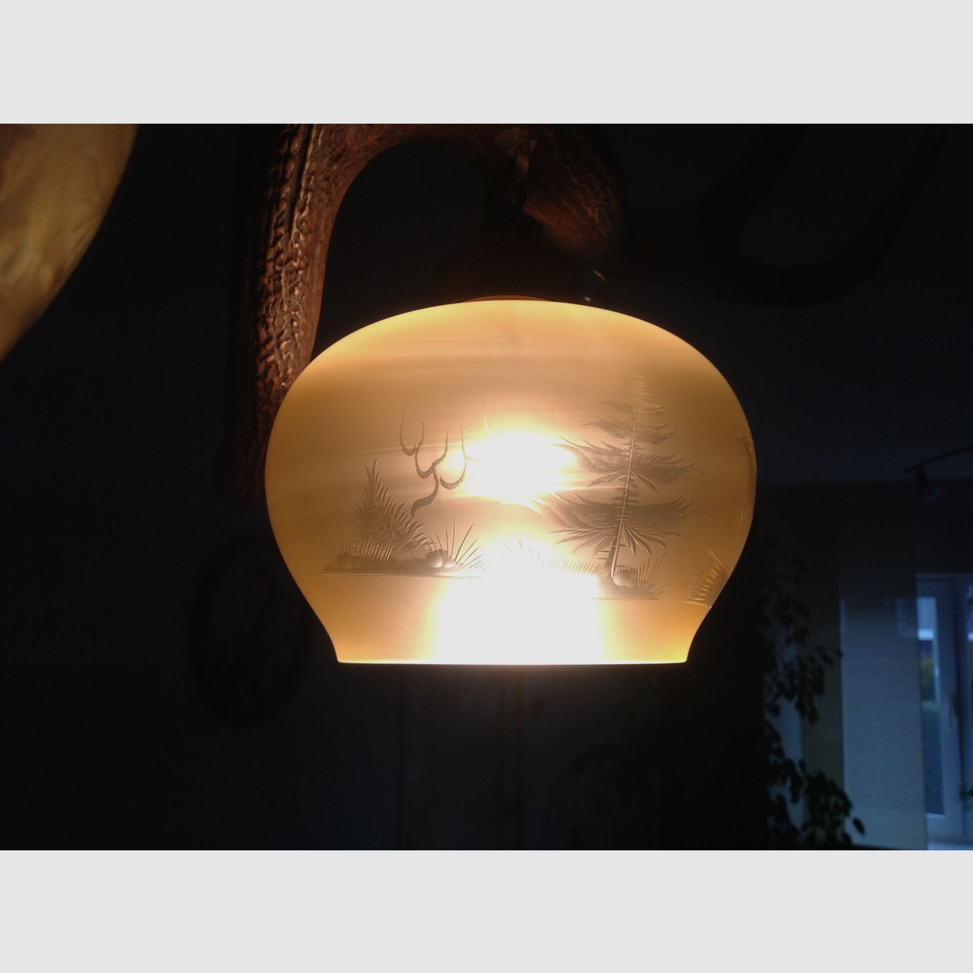 Hängelampe Rothirsch 3-flammig, Bild 5 von 5
