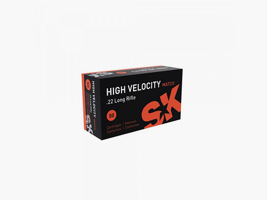 SK HIGH VELOCITY MATCH - .22LR - 2,59 G / 40 GRS. - 50 STK