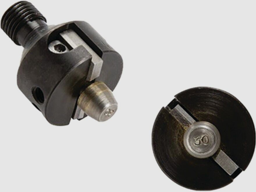 Tête de fraise universelle RCBS VLD à 3 voies pour affûteur de douilles .22 - .50 #90245