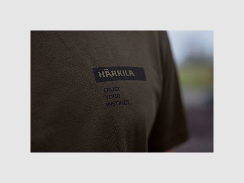 Härkila Logo Brand S/S T-Shirt Shadow Brown/Tarmac, image 9 of 12