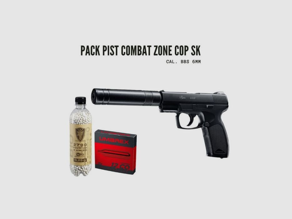 Pack Combat Zone COP SK BBS 6 mm <2 J 6 mm