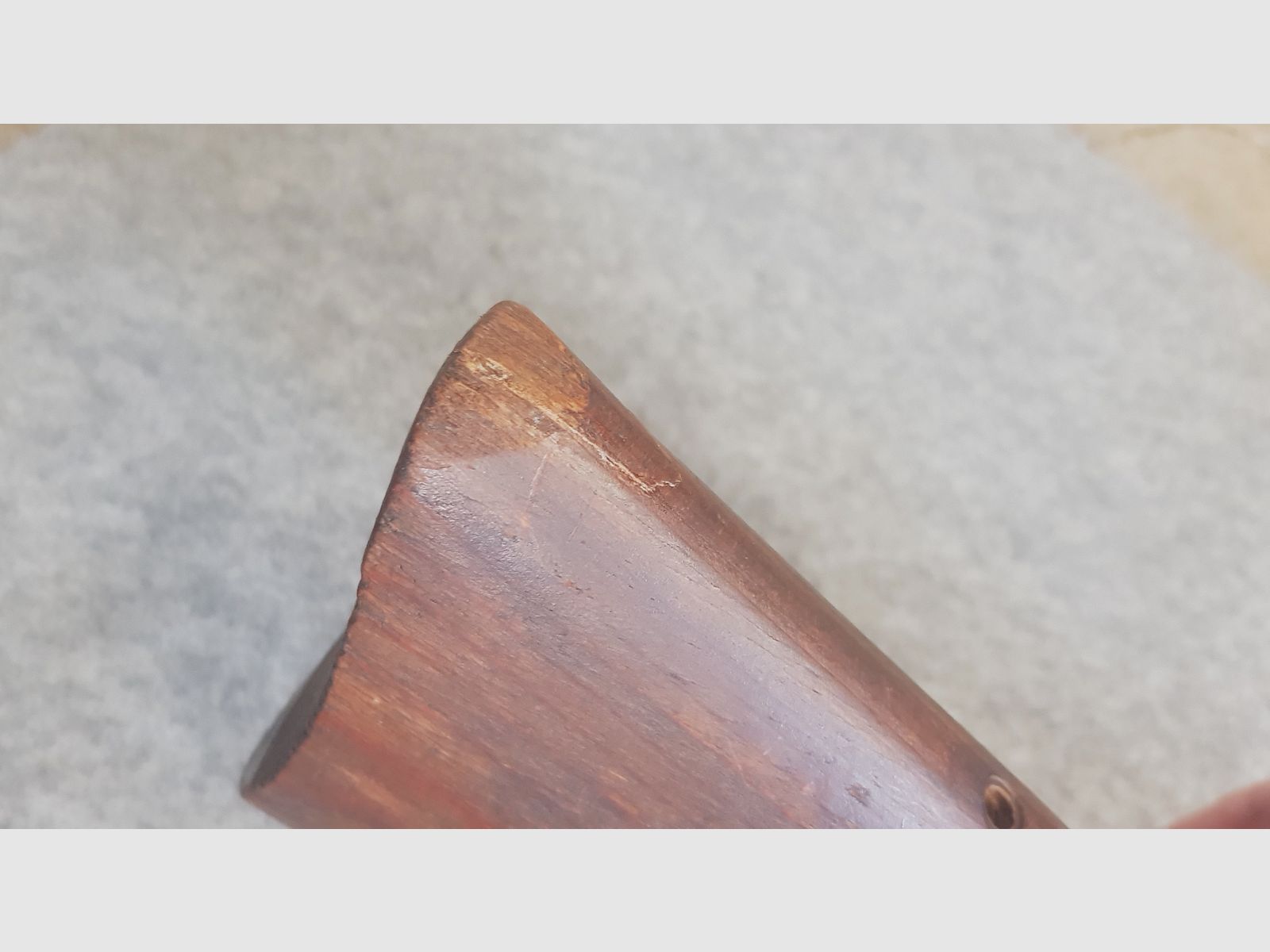 Haenel Mod. 49a  mit  dunklen Schichtholzschaft von 1953 im schönen Zustand Durchlader kein 310