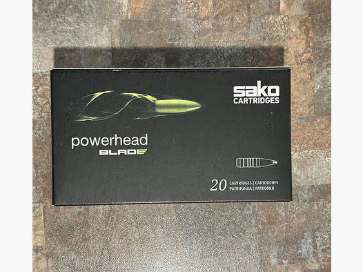 Sako Powerhead Blade Lead-Free 7.8g/120grs 6.5 Creedmoor *NEW* 20Rds