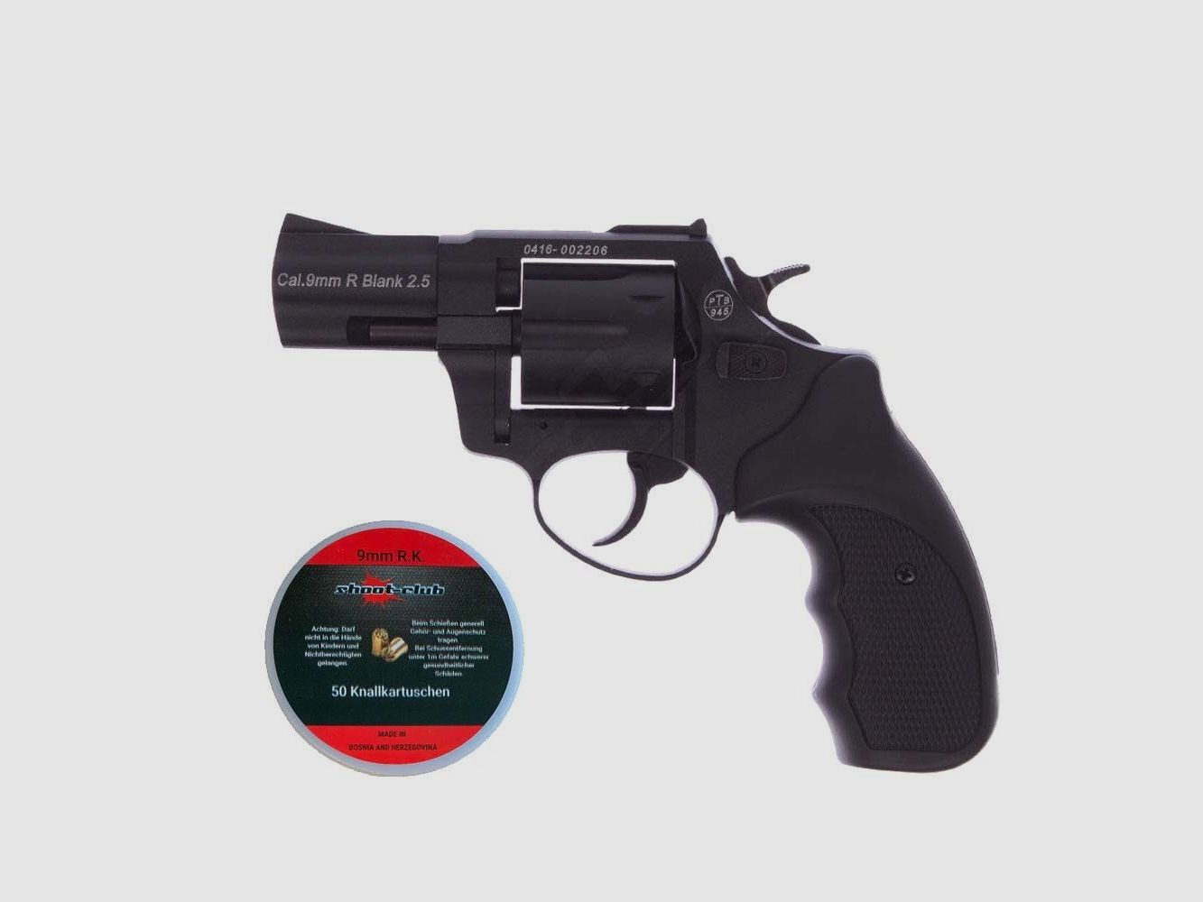 Zoraki Zoraki R1 2.5 inch blued set 9mm R.K.