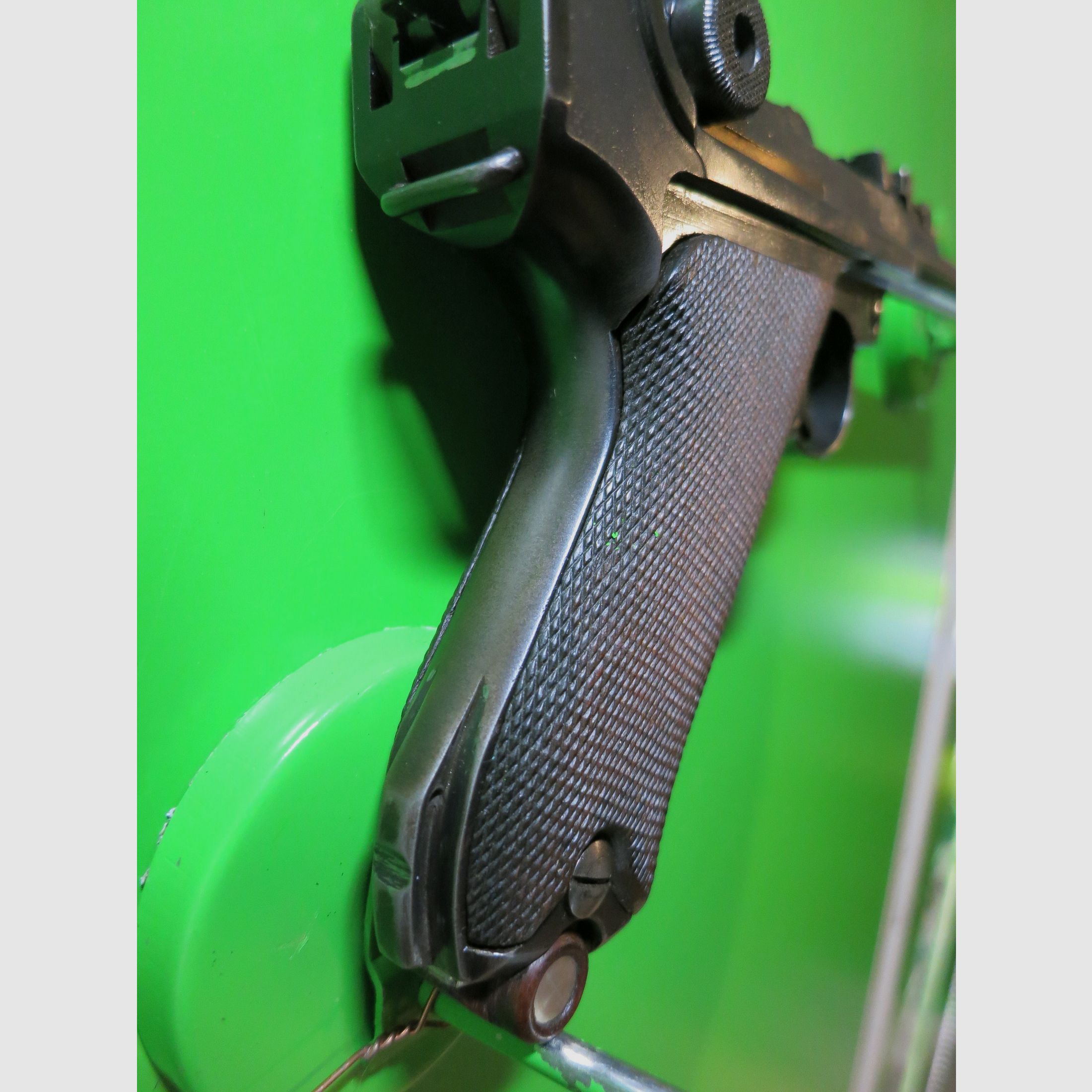 German arms and ammunition factories (DWM) 1918, long pistol 08 P08, Ari P08 (artillery), 9 mm Luger #48