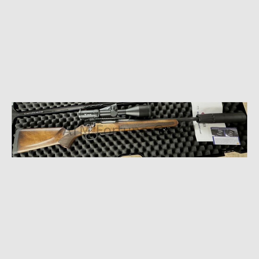 Brenner BR 20 . 308 Win, + SD21 + Falke 3-12*56 +Koffer BR20