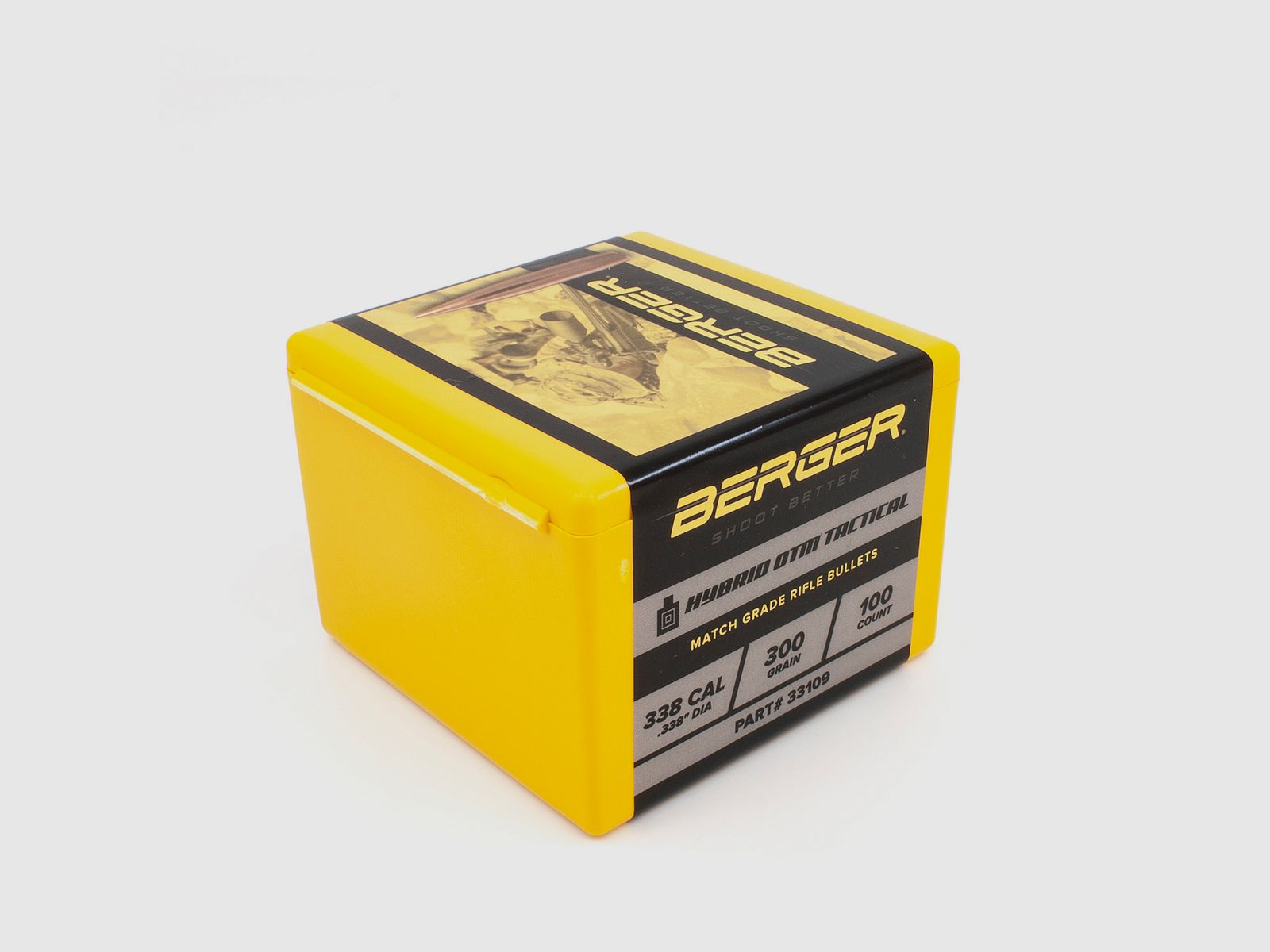 Berger Geschoss .338 Hybrid OTM Tactical 300GR 100 Stück