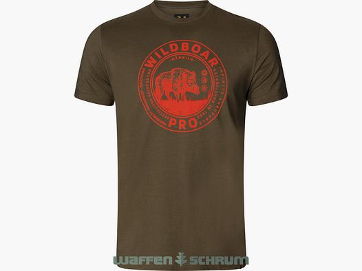 Härkila T-Shirt Wildboar S/S  Willow green