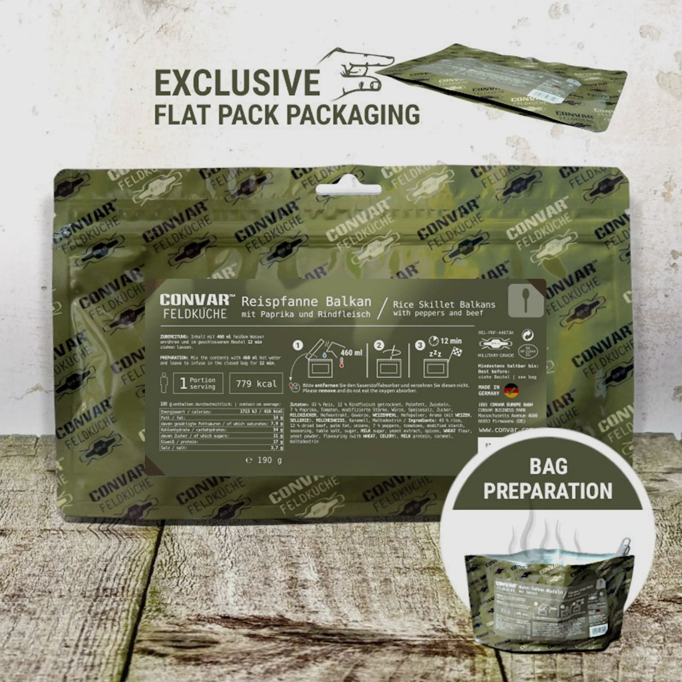 CONVAR Cocina de Campo CONVAR Cocina de Campo Sartén de Arroz Estilo Balcánico 190 g