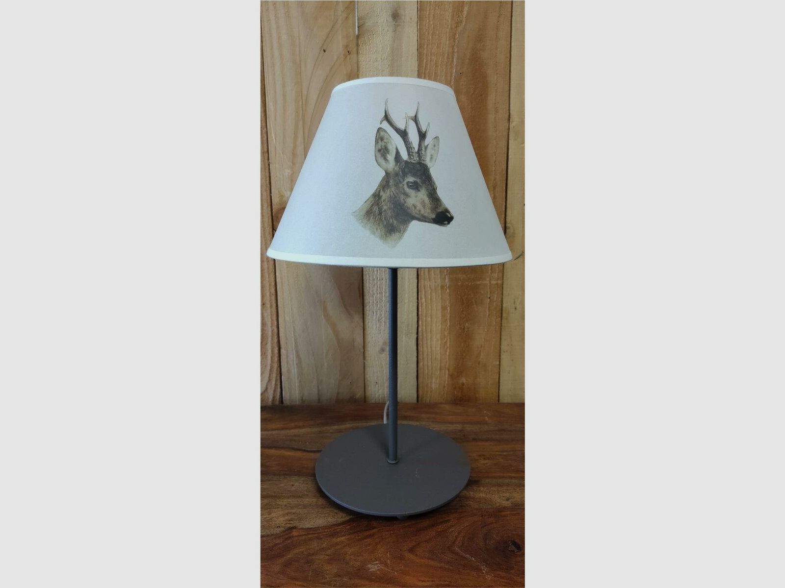 Lovergreen Lampen mit Tiermotiven Motiv Schwarze Lampe klein junger Bock Lampenschirm