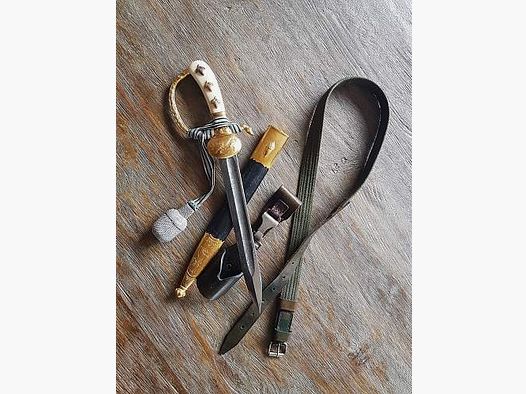 Hirschfanger III Reich aus Wk2 Original Eickhorn Solingen 