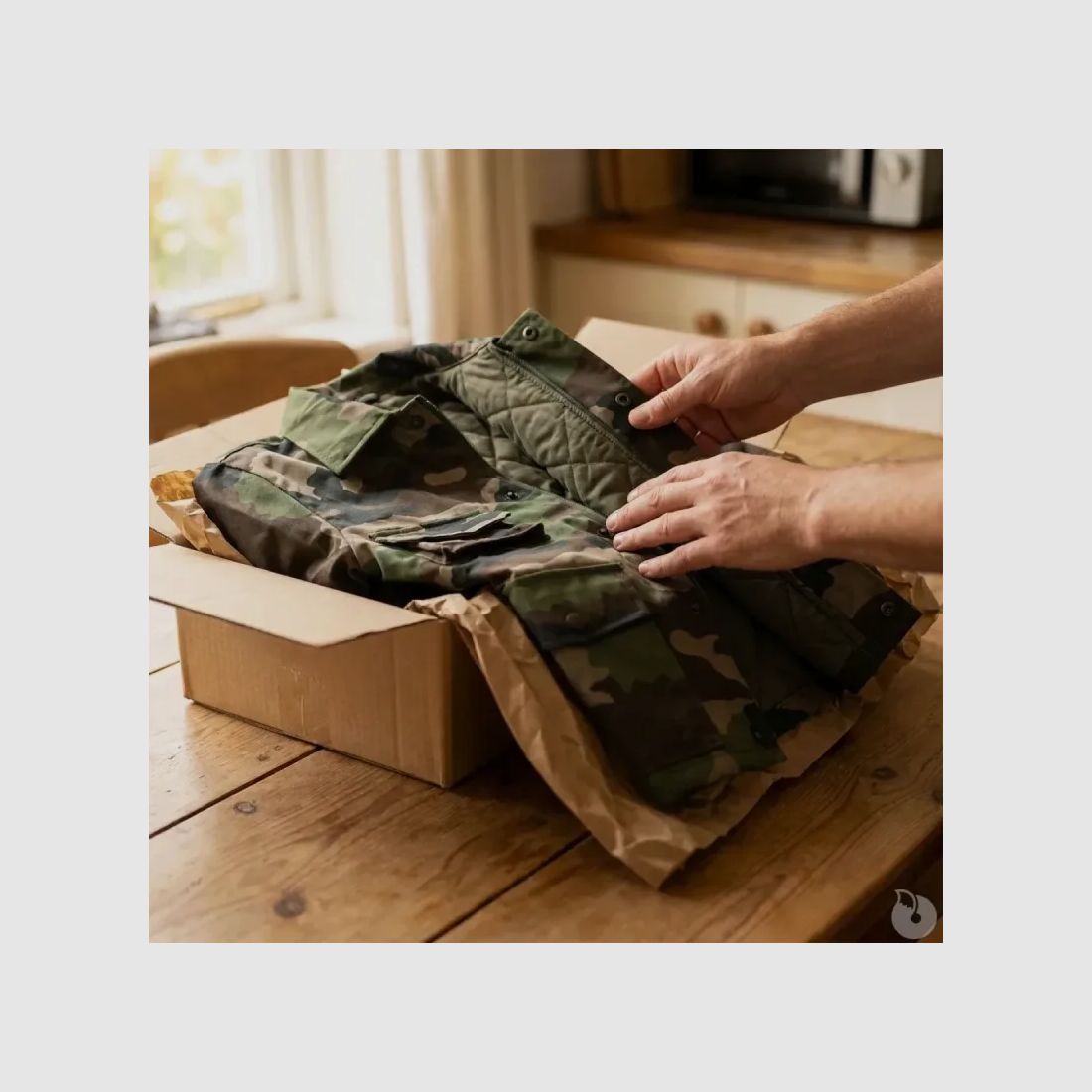 Jagdjacke mit Reißverschluss aus Baumwolle-Polyester Camo 6 bis 16 Jahre, Bild 5 von 14