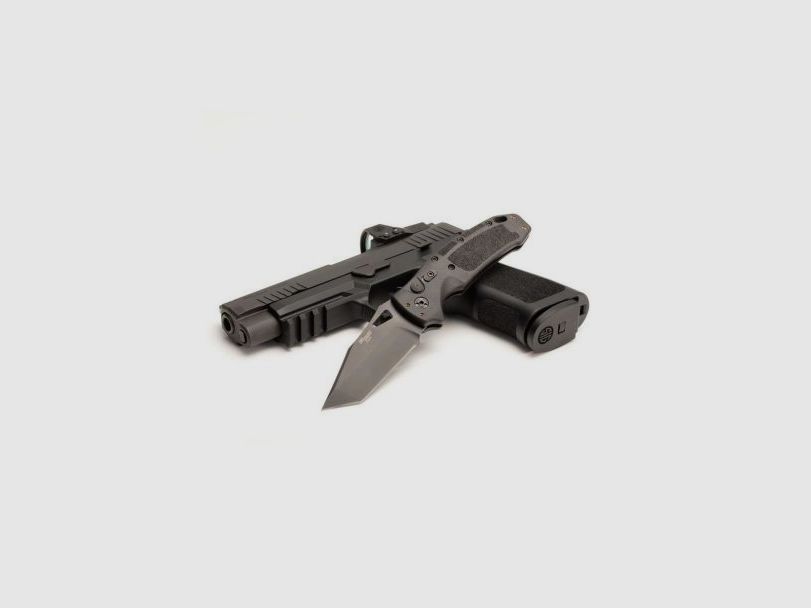 Sig Sauer K320A Nitron 3.5" Tanto automatic knife, image 3 of 8
