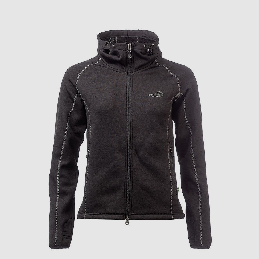 Arrak Powerfleece Dam Svart, XS