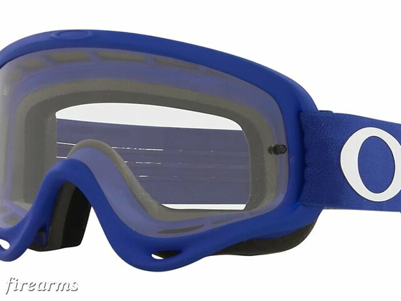OAKLEY O Frame MX-Schutzbrille Moto-Blau mit klarer Scheibe