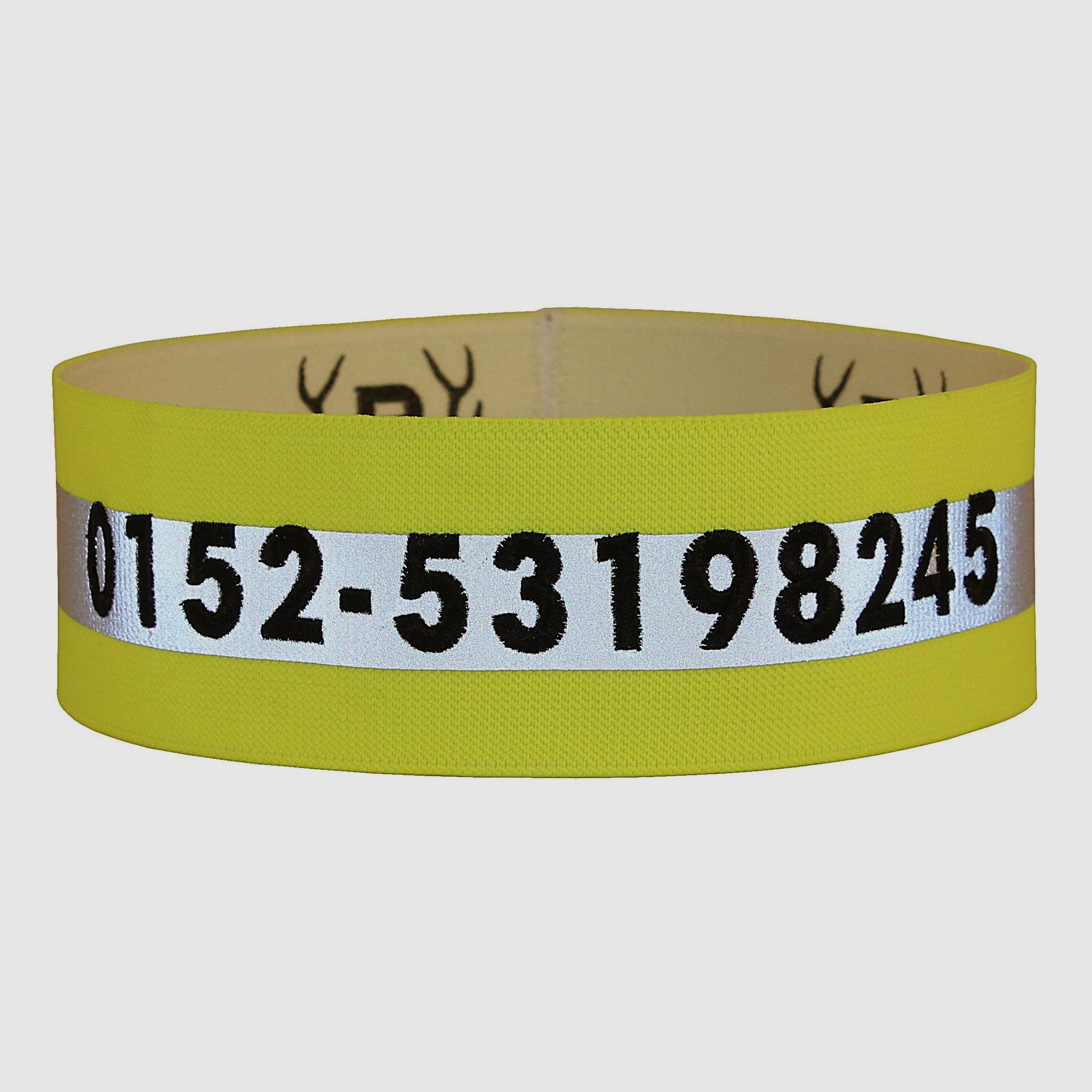 Collare segnaletico ricamato largo