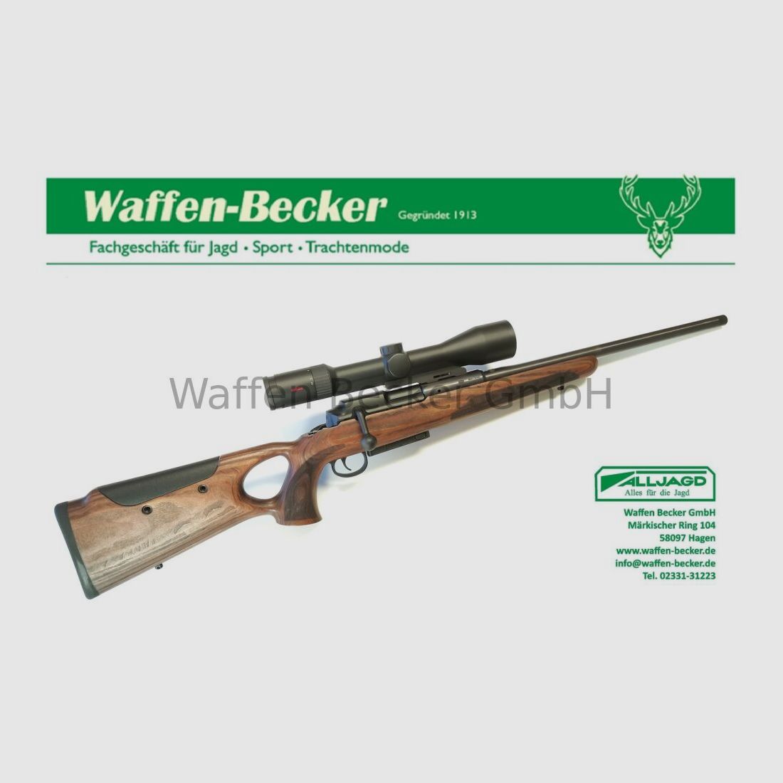 Mauser Mod. 25 Max Kal. .308Win. Rechtstrekkende herhaler + Minox RS4 2,5-10x50