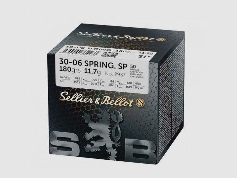 SELLIER & BELLOT 30-06SPR. 180GRS. - SP - 50 SCHUSS