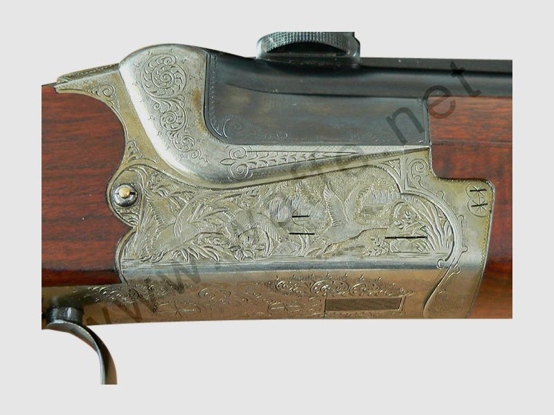 Double-barreled rifle Merkel Mod. 211e with WL, caliber .30-06, 16/70