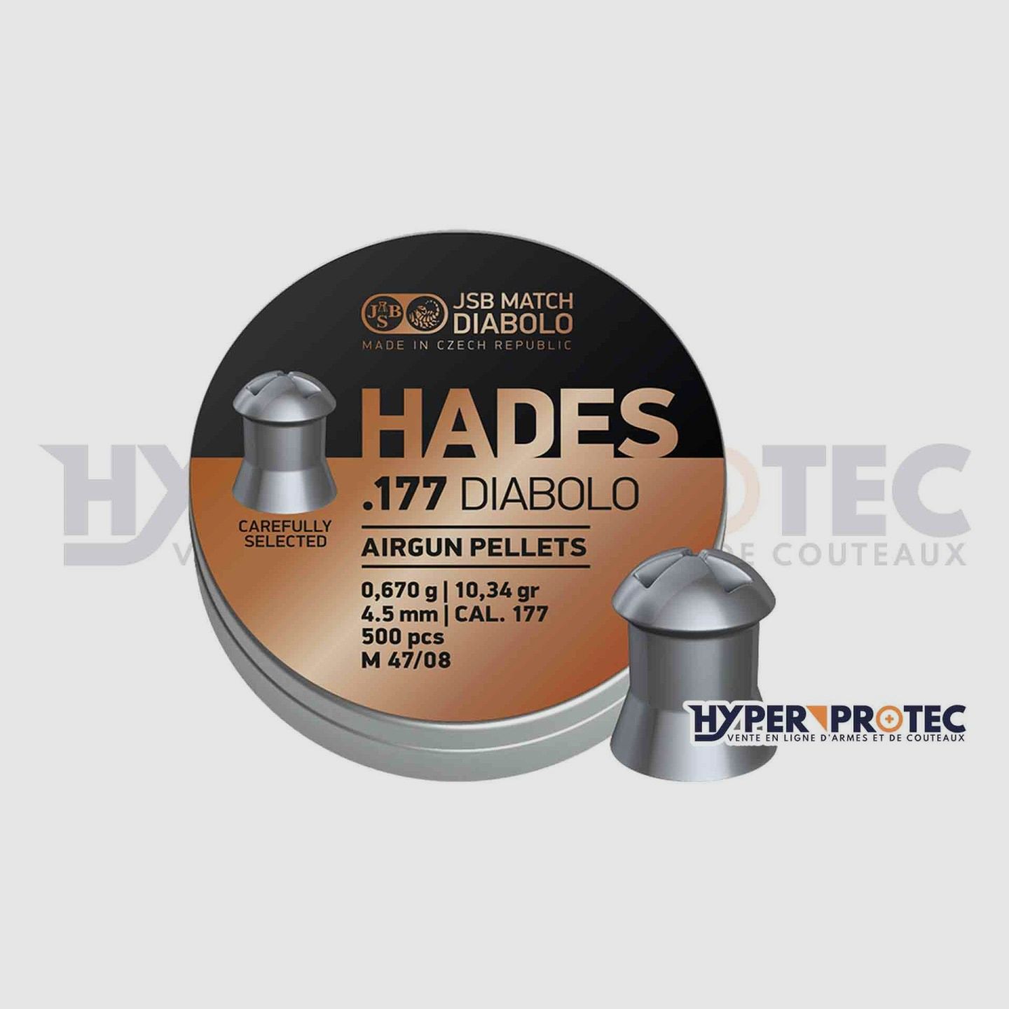 JSB Hades diabolo's 4,5 mm