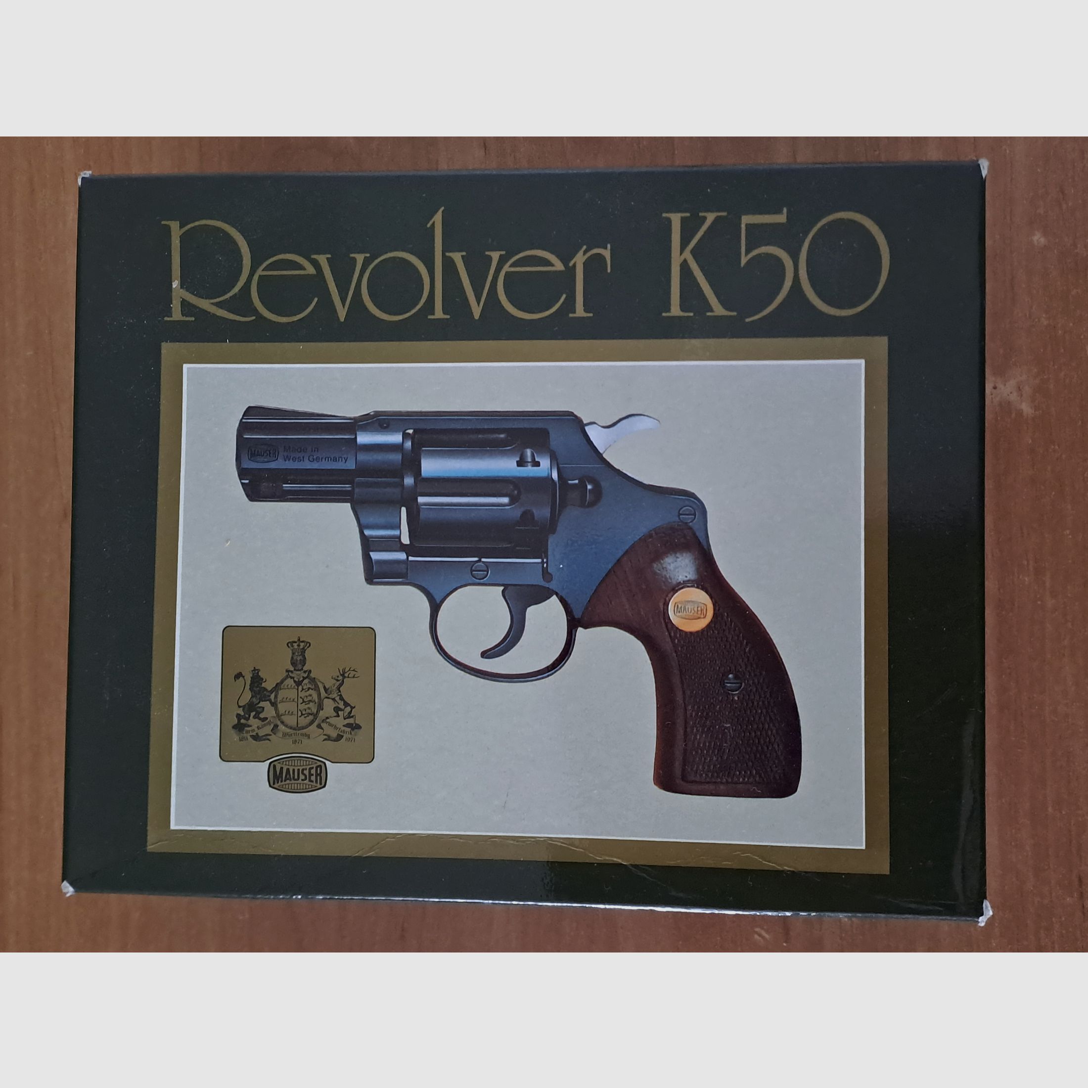 ¡Mauser Mod.K50 cal. .380 knall completo con accesorios!