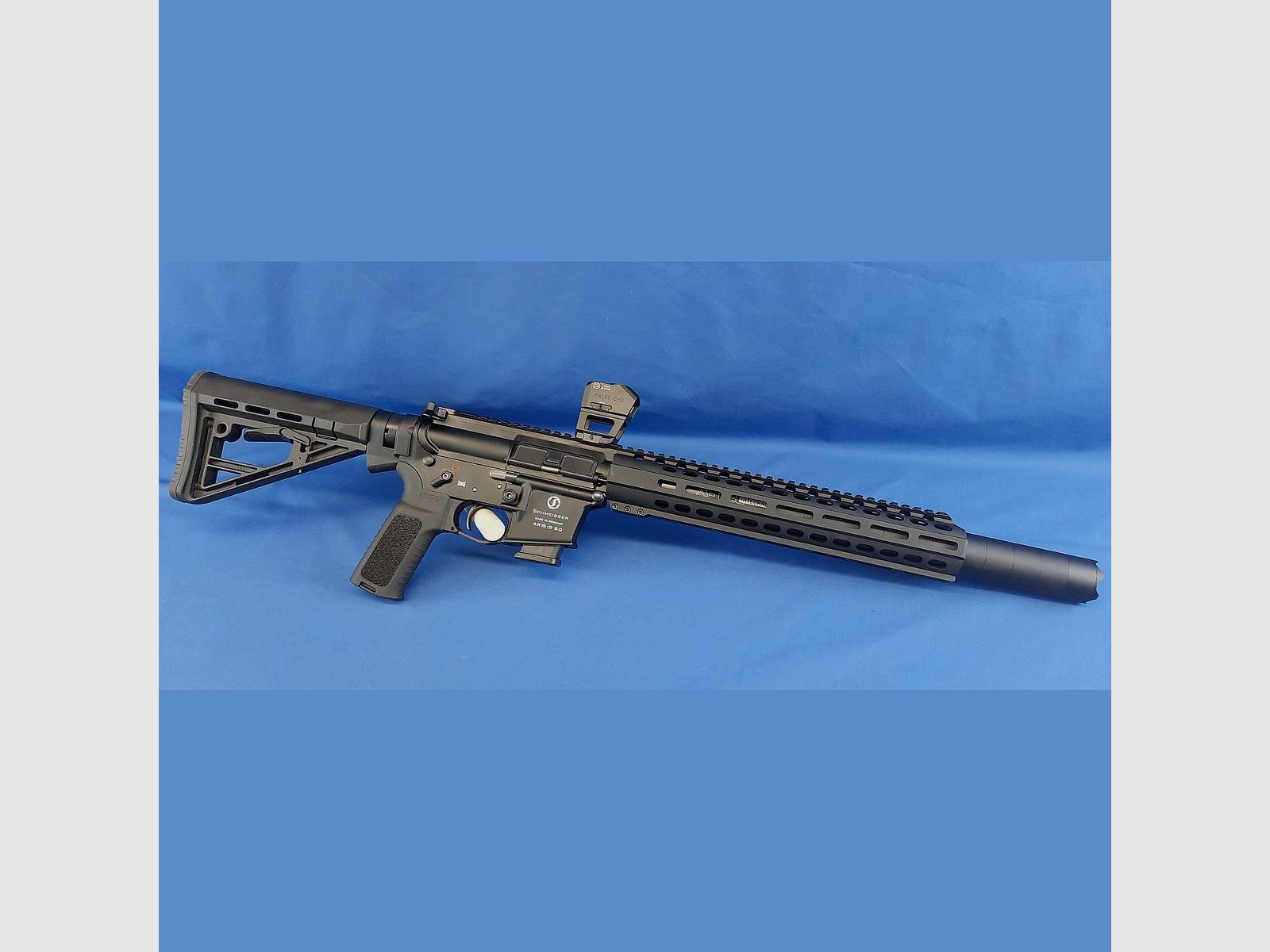 Schmeisser AR15-9 S4F SD, Kal.9x19mm LL:9,92″ Schwarz zum SETPREIS „“““AKTION““““, Bild 2 von 3