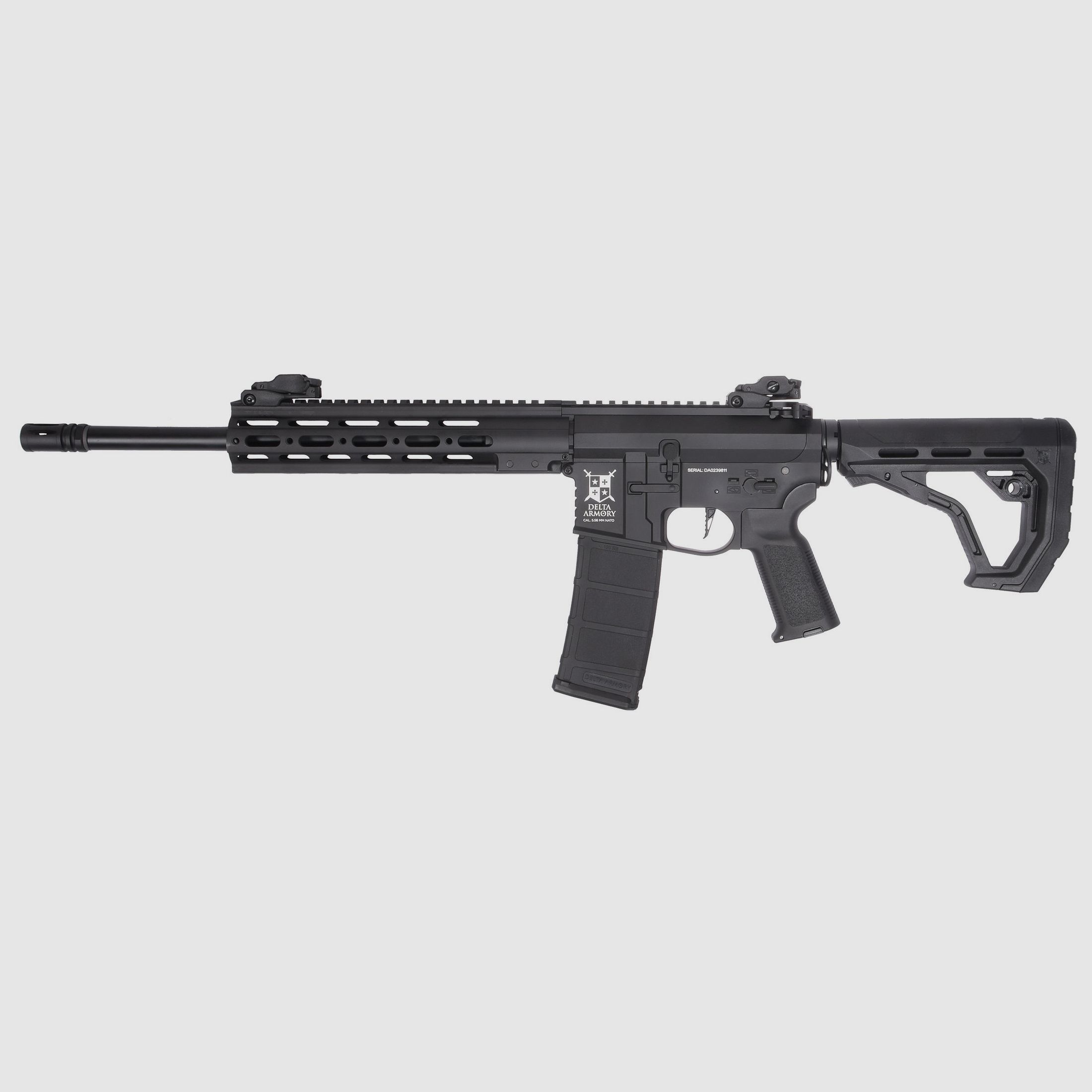 AR15 TEMPEST 1 ALPHA EAGLE ETU Schwarz S-AEG Softair Gewehr Frei ab 18 Jahren | Delta Armory