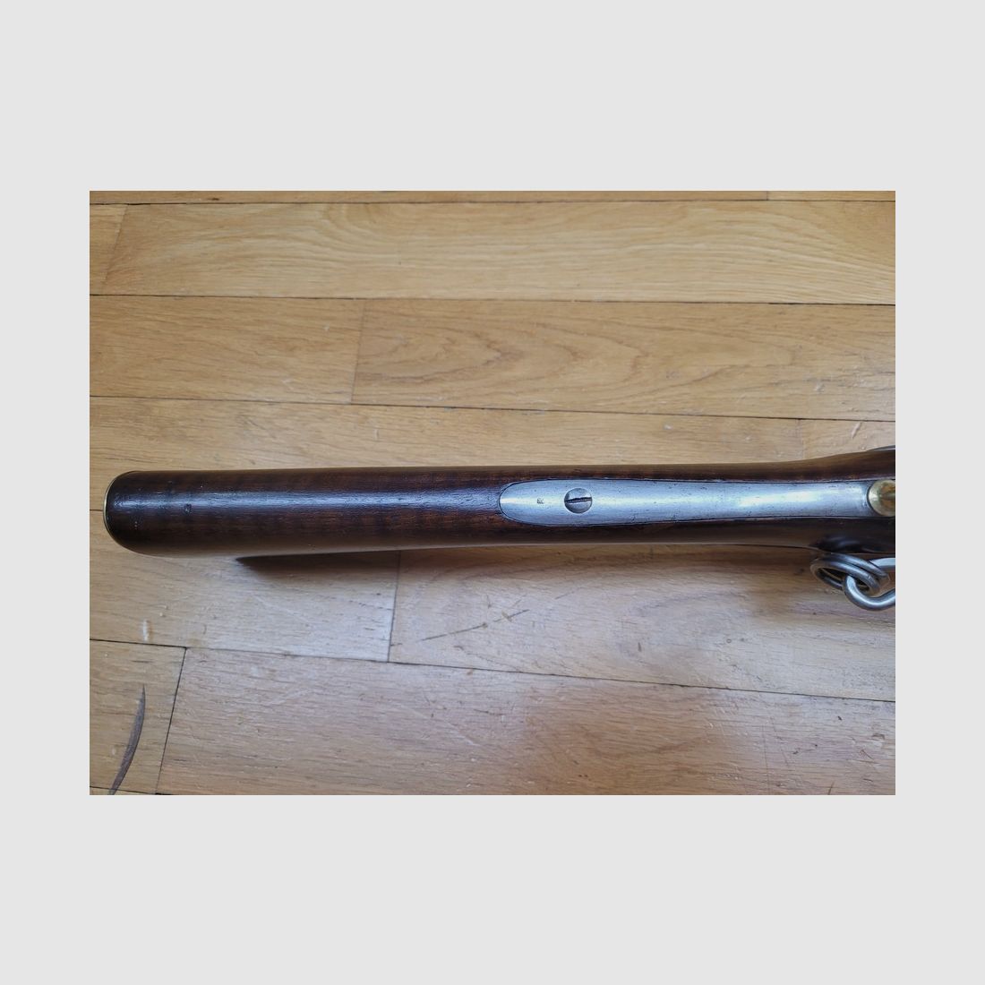 Rare Mousqueton de Cavalerie modèle 1816 – Saint-Étienne 1820 – Beaux poinçons homogènes en garnitures – Très beau bois – Bon fonctionnement -TBE, image 8 sur 26