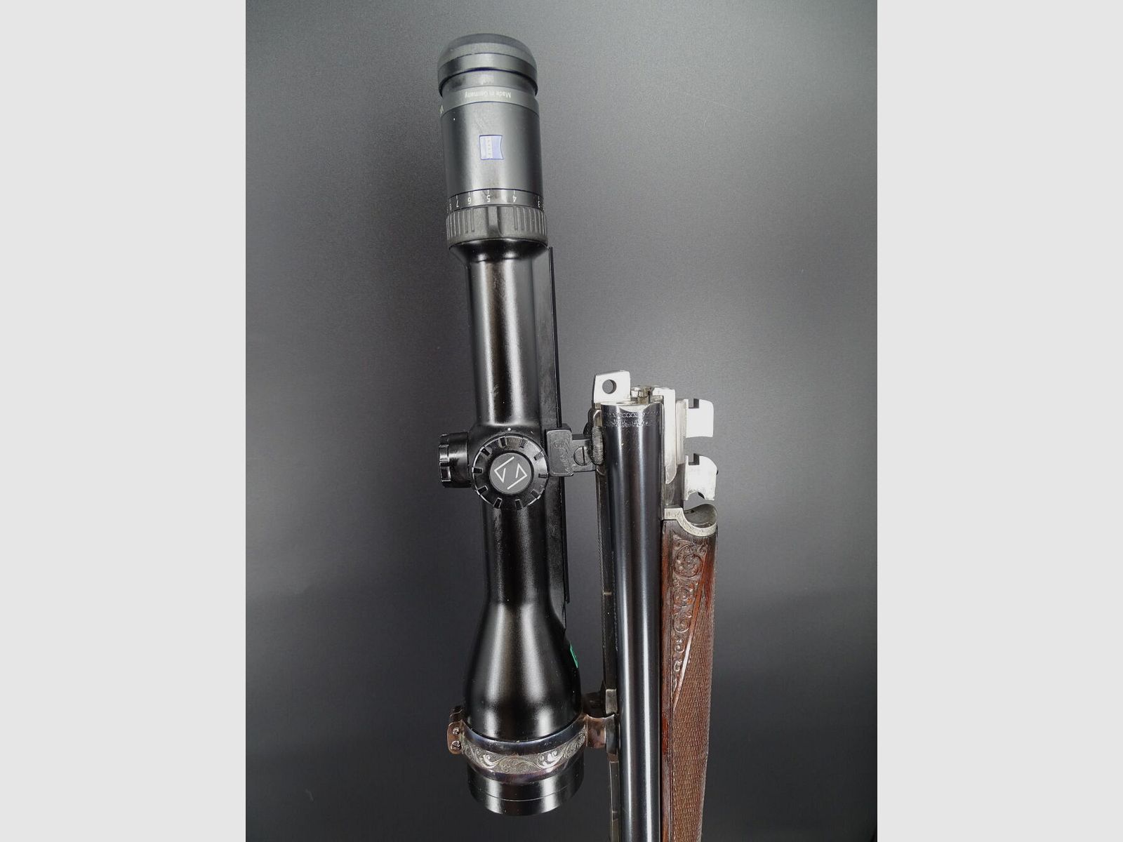 Bock / Doppelbüchsdrilling Sauer & Sohn 7x57R 8x57IRS 5,6x52R 2x Zeiss HT Sammlungsauflösung