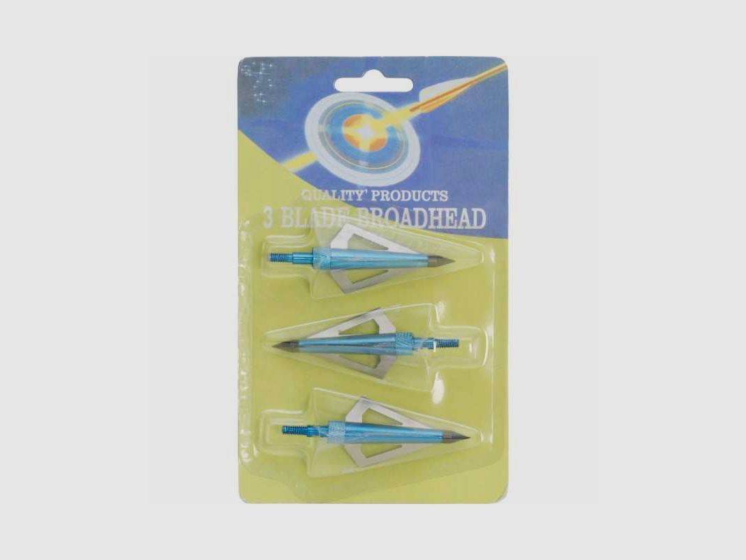 3-pack Haller arrowheads with 3 blades