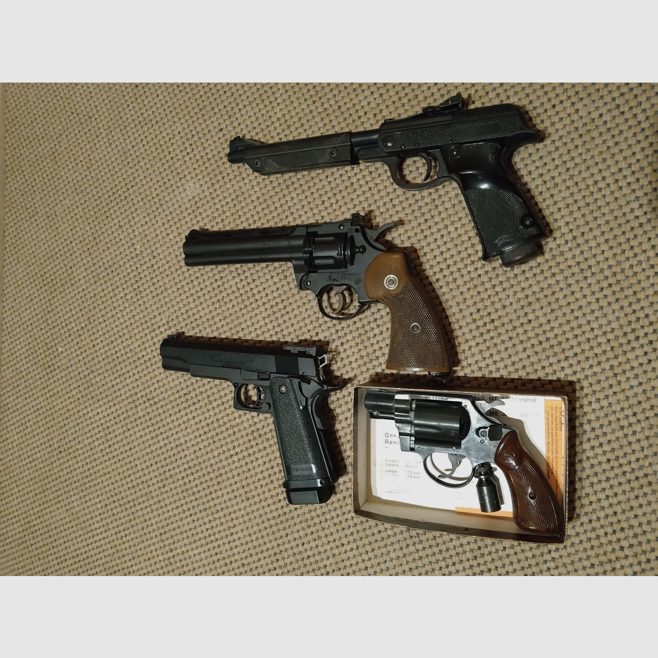 Walther LP Mod. 53 Konvolut aus 9 verschiedenen Gas Druckluft Co 2 Pistolen, Bild 3 von 16