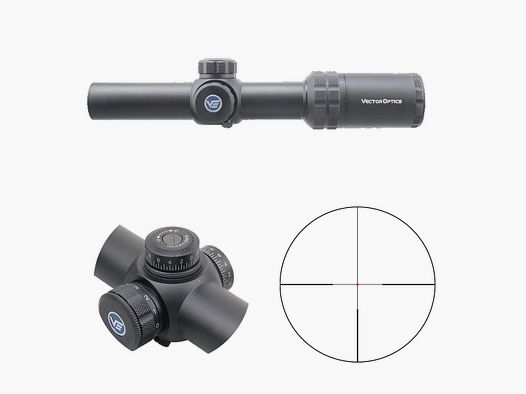Vector Optics SCOC-41 Grizzly 1-4×24 – 11mm Dovetail