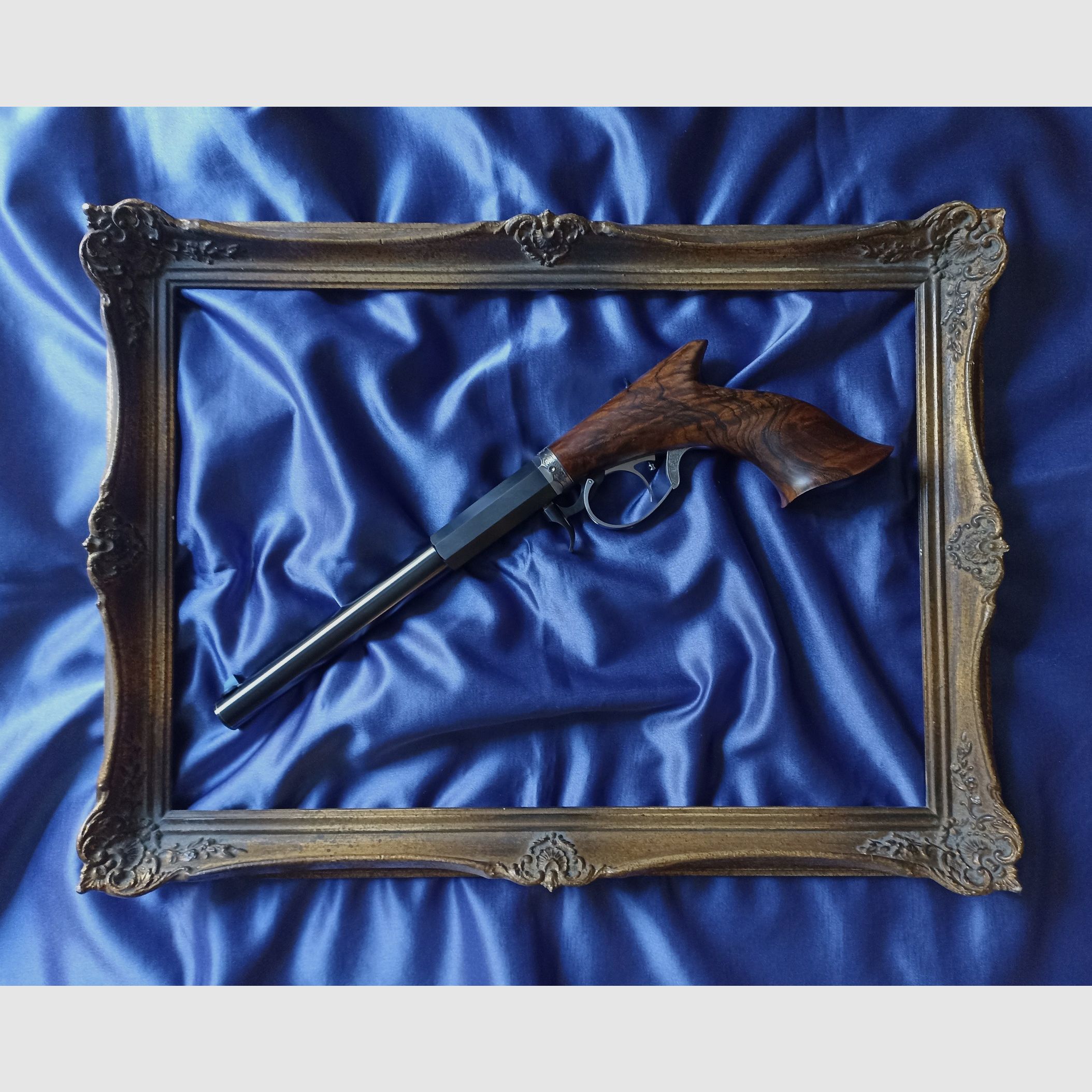 Tilo Dedinski Unterhammerpistool Model Billinghurst Kaliber .36 Voorlader Perkussiepistool