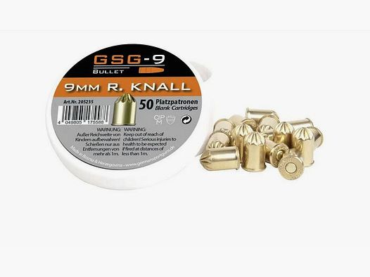 Schreckschuss Munition Revolver Platzpatronen GSG Knallpatronen