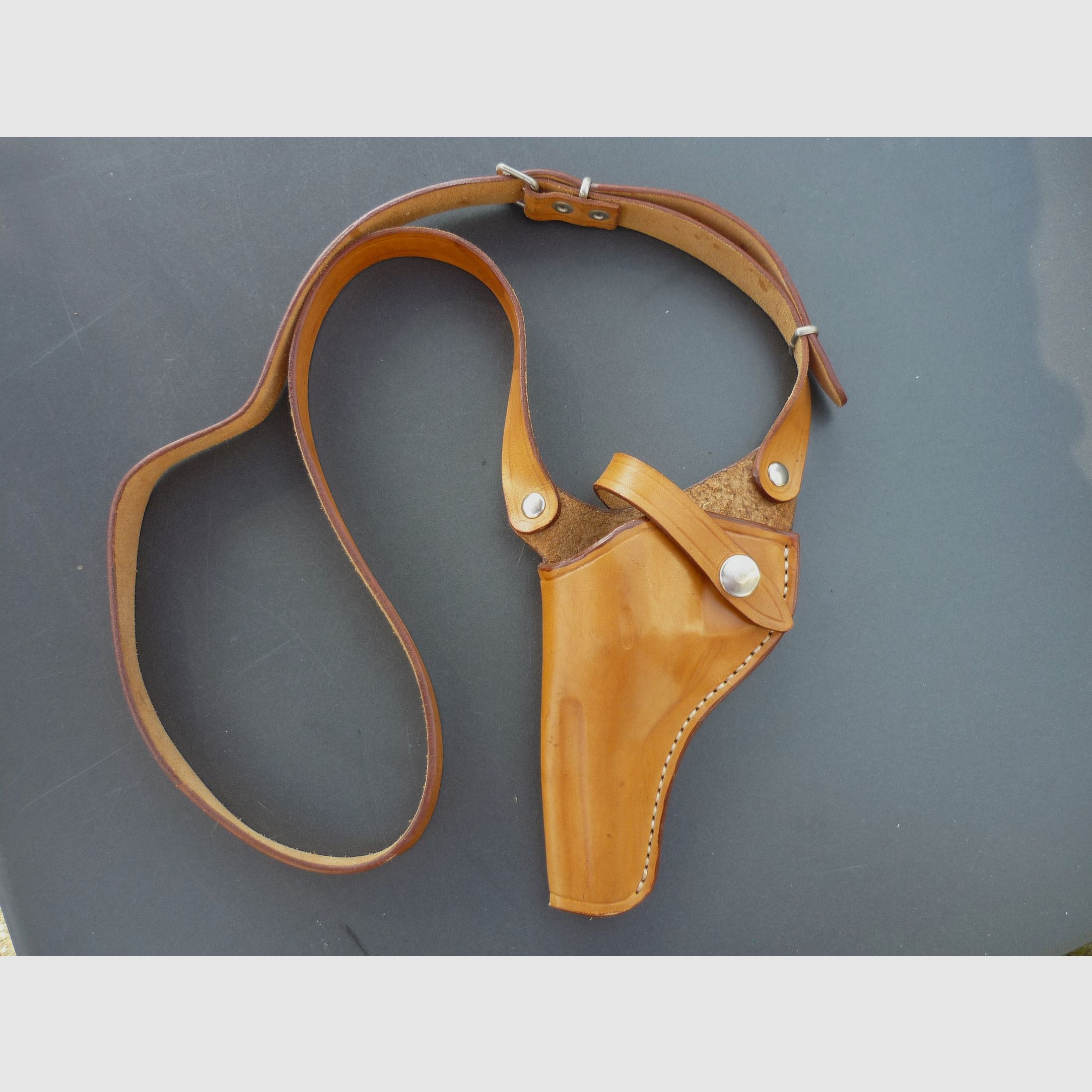 HKDesign Holster Art. Nr. 028 , Schulterholster einfach, Umhängeholster für Transport  für Webley