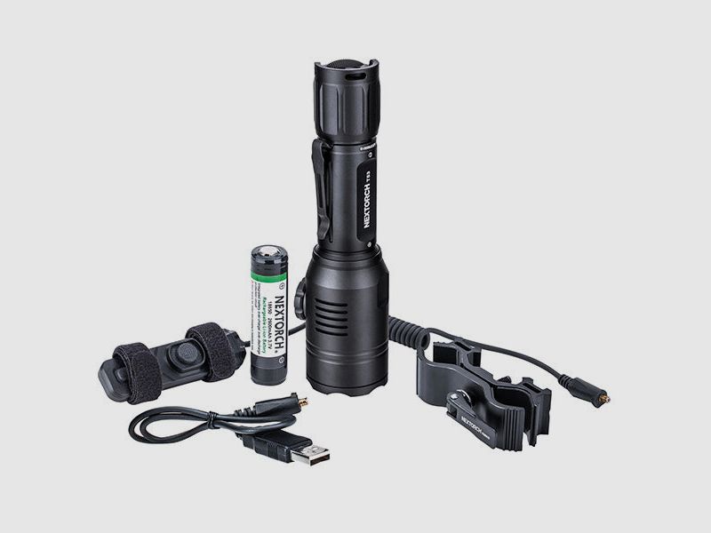 LED-Taschenlampen Jagd-Set T53 SET, 760 Lumen, weiss/grün/rot (inkl. Akku), Bild 1 von 11