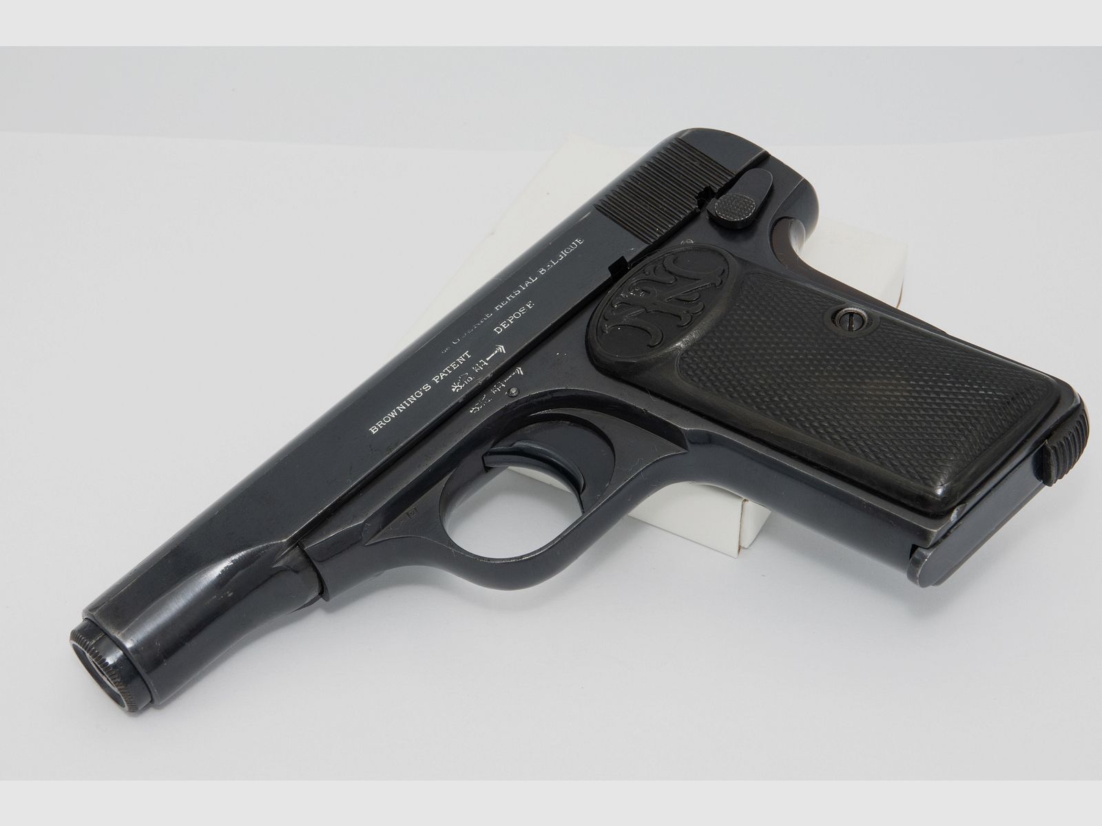 FN 1910, Fabrique National Modell 1910, Kaliber 7,65mm Browning + Tasche 1910/22